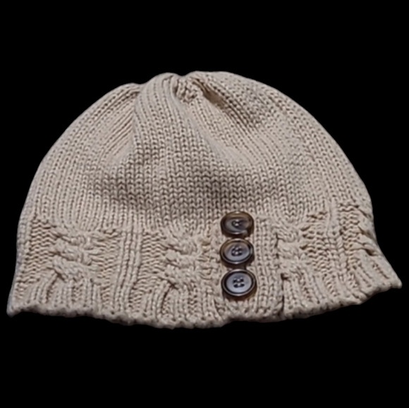 LITTLE GIRL'S BEANIE KNIT HAT - Picture 1 of 5